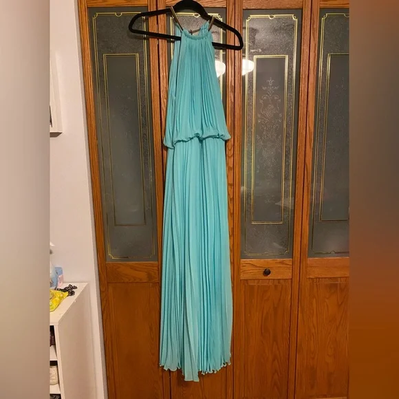 Teal and Gold New York & Company maxi dress size12